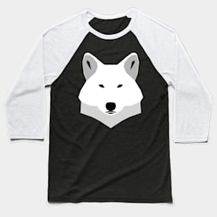 Samoyed Minimalist Style Baseball T-Shirt